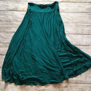 {Coldwater Creek} Flowy Maxi Skirt w/Multi-lengths